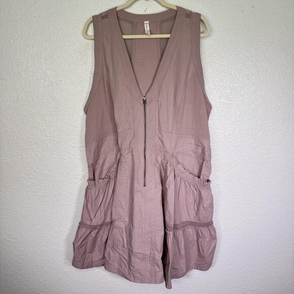 Daily Practice Dresses & Skirts - Daily Practice Trek Utility Dress Womens 2X Zip Front Boho Summer Anthropologie